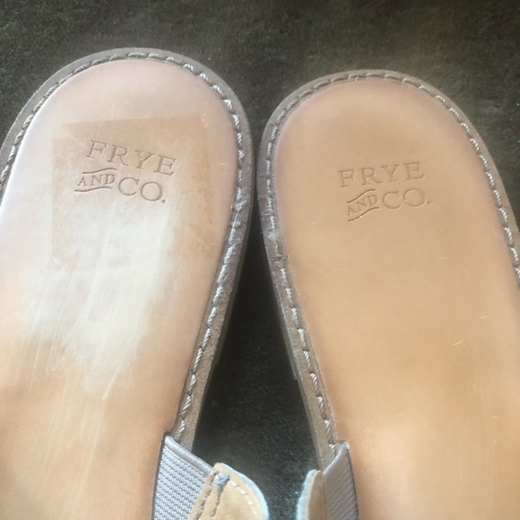 Frye & Co. Evie 3 Band Slide Lime multi Leather Slides Flats Shoes 7.5M - Picture 4 of 11